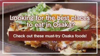 Looking for the best places to eat in Osaka? Check out these must-try Osaka foods!
