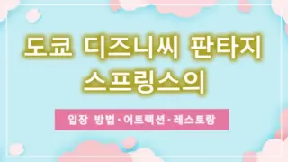 도쿄 디즈니씨 판타지 스프링스의 입장 방법・어트랙션・레스토랑