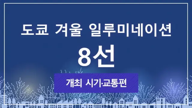 도쿄 겨울 일루미네이션 8선｜개최 시기·교통편