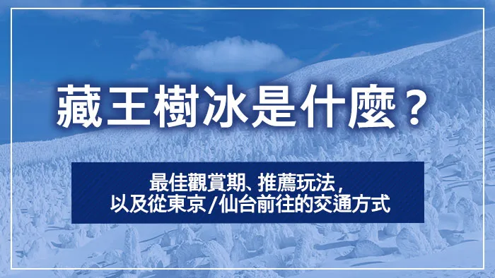藏王樹冰是什麼？最佳觀賞期、推薦玩法，以及從東京／仙台前往的交通方式